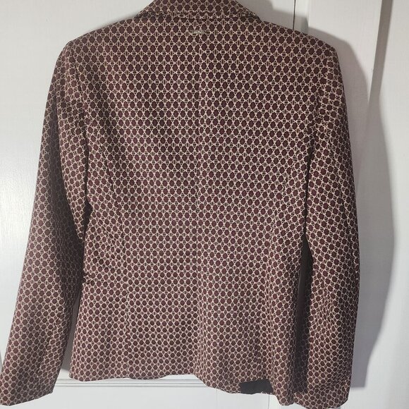 LIU JO Slim-fit jacquard Old Money Workwear Blazer - Picture 6 of 6